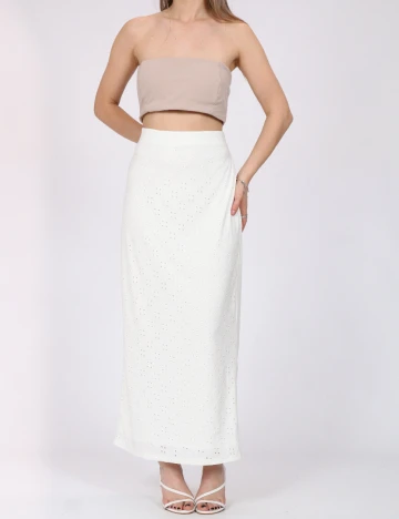 Fusta Vero Moda, alb Alb