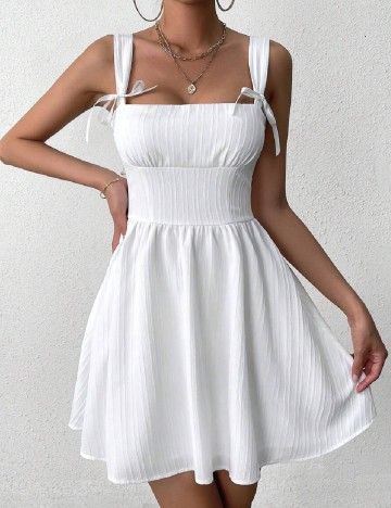 Rochie scurta Parthea, alb