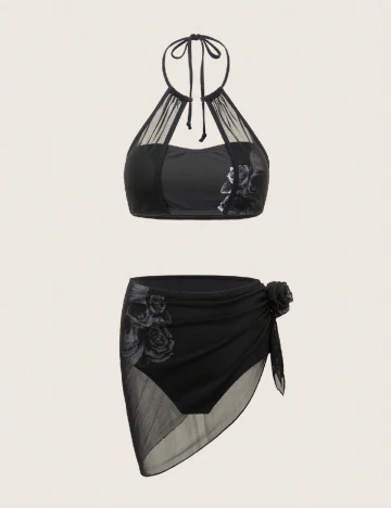 Costum de baie SHEIN, negru