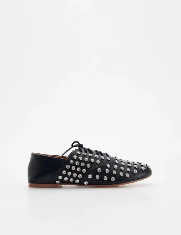 Pantofi Reserved, negru