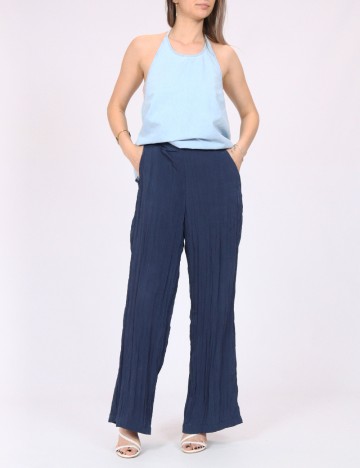 Pantaloni Vero Moda, bleumarin