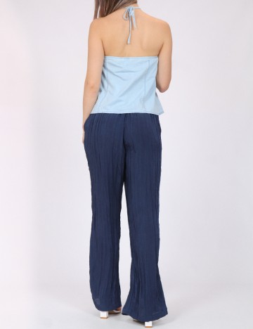 Pantaloni Vero Moda, bleumarin