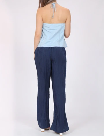 Pantaloni Vero Moda, bleumarin