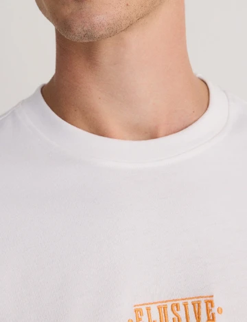 Tricou Reserved, alb Alb