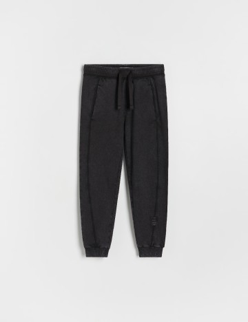 Pantaloni Reserved, negru