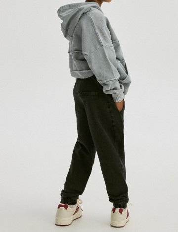 Pantaloni Reserved, negru