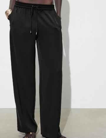 Pantaloni de pijama Zara, negru Negru