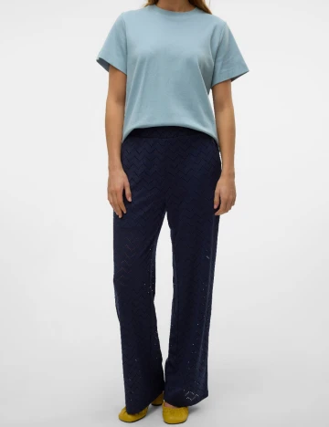Pantaloni Vero Moda, bleumarin