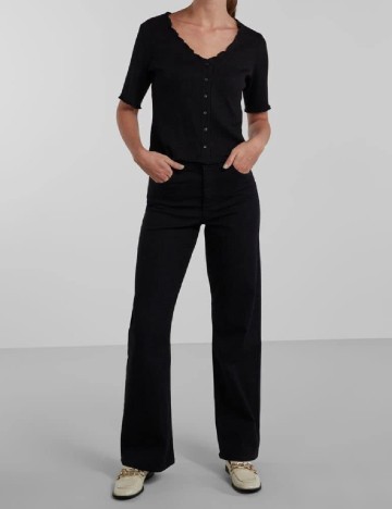 
						Cardigan Pieces, negru
