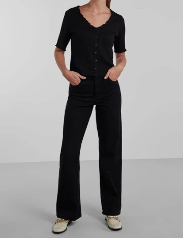 Cardigan Pieces, negru Negru