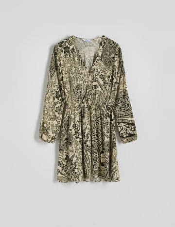 Rochie scurta Reserved, verde