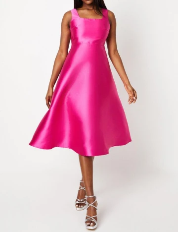 Rochie medie model PETITE Coast, roz Roz