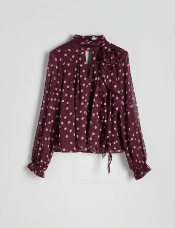 Bluza Reserved, visiniu Rosu