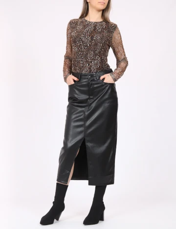 Fusta Vero Moda, negru Negru