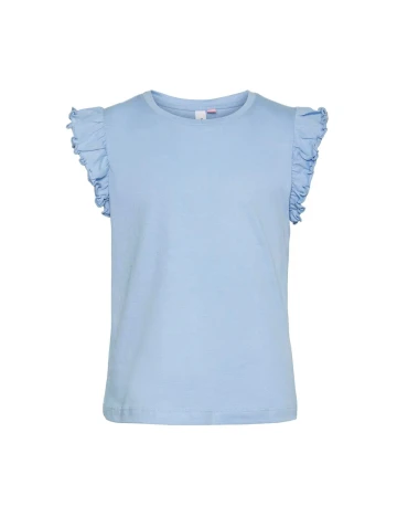 Tricou Vero Moda Kids, bleu Albastru