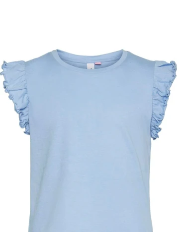 Tricou Vero Moda Kids, bleu Albastru