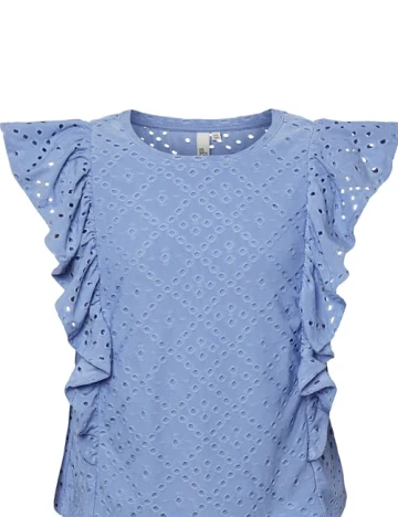 Bluza Pieces Kids, albastru Albastru