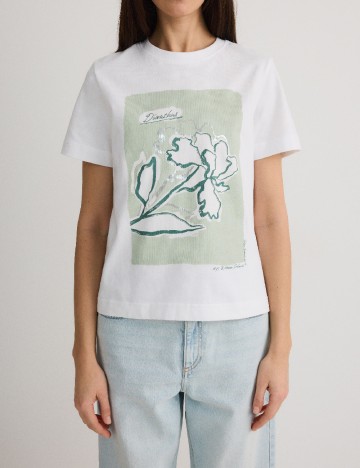 Tricou Reserved, alb