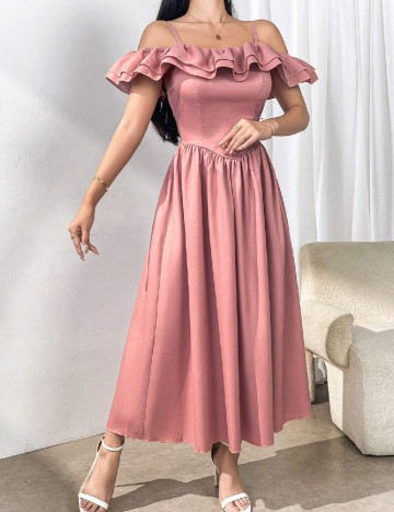 
						Rochie lunga SHEIN, roz
