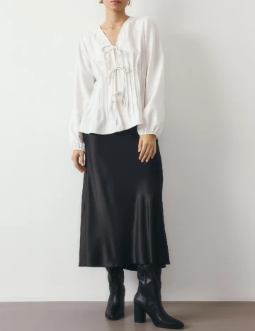 Bluza Reserved, alb Alb