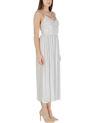 Rochie medie Vero Moda, alb Alb