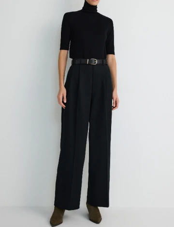 Pantaloni Reserved, negru