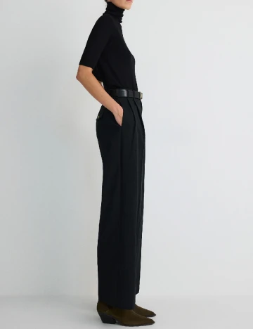 Pantaloni Reserved, negru