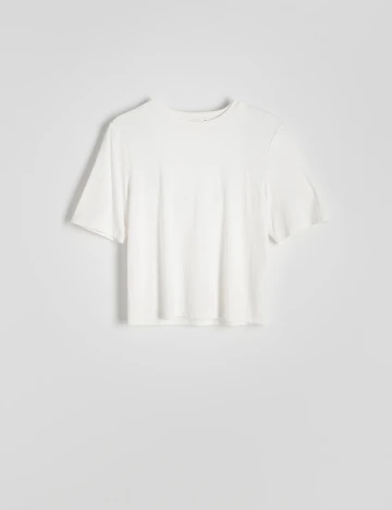 Tricou Reserved, alb