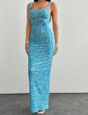 Rochie lunga SHEIN, albastru