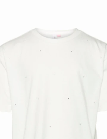 Tricou Vero Moda Kids, alb Alb