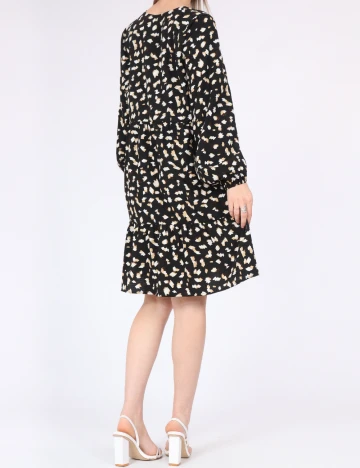 Rochie scurta Pieces, negru