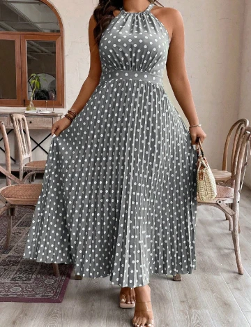 Rochie lunga SHEIN CURVE, gri