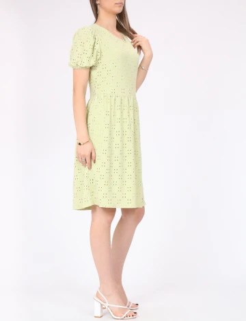 Rochie scurta Pieces, verde