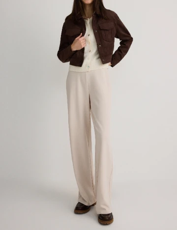 Pantaloni Reserved, crem