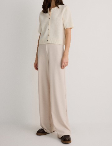 Pantaloni Reserved, crem