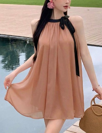 
						Rochie scurta Dazy, roz