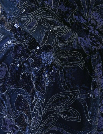 Rochie lunga Coast, bleumarin inchis