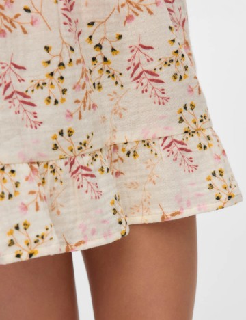 Fusta Vero Moda Kids, crem