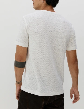 Tricou Reserved, alb