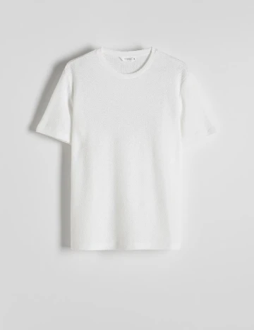 Tricou Reserved, alb