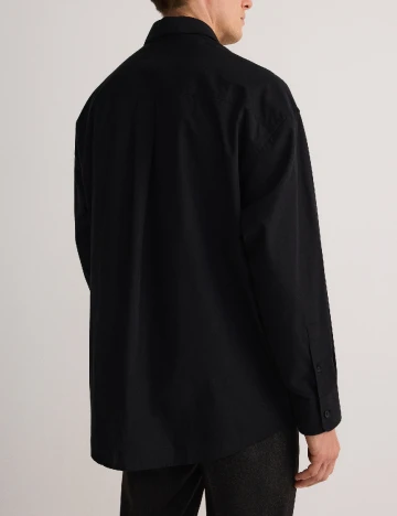 Camasa Oversize Reserved, negru Negru