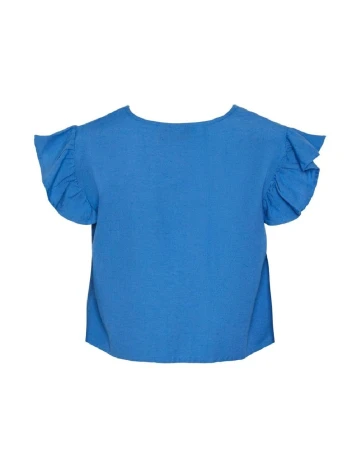 Bluza Pieces, albastru