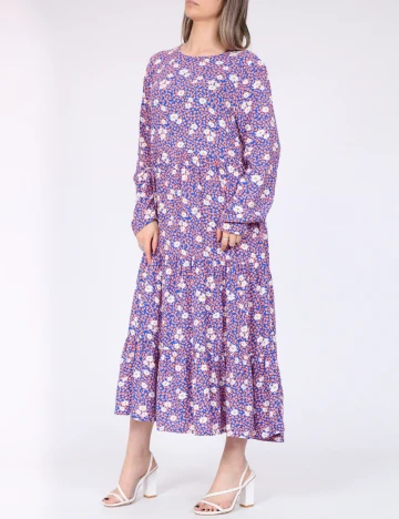 Rochie medie Pieces, mix culori