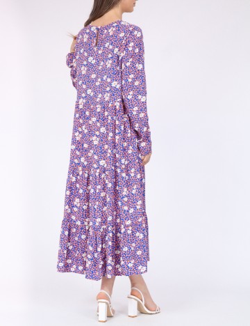 Rochie medie Pieces, mix culori