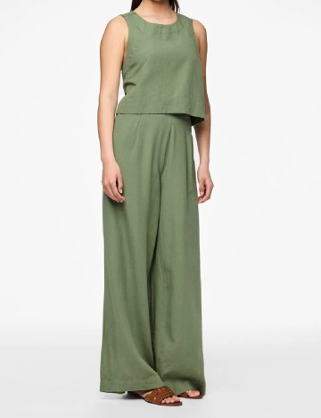 Pantaloni Pieces, verde