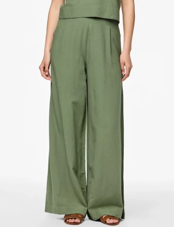 Pantaloni Pieces, verde