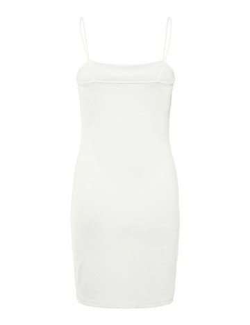 Rochie scurta Pieces, alb