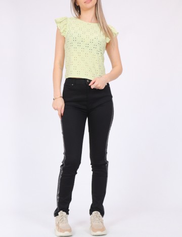 Tricou Pieces, verde