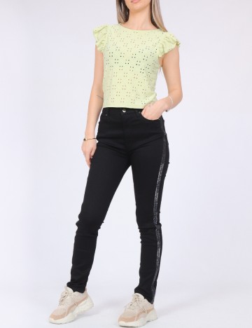 Tricou Pieces, verde