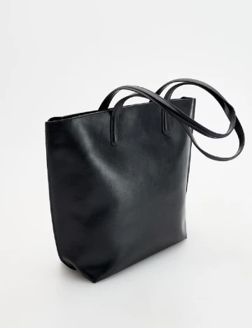 Geanta Reserved, negru Negru